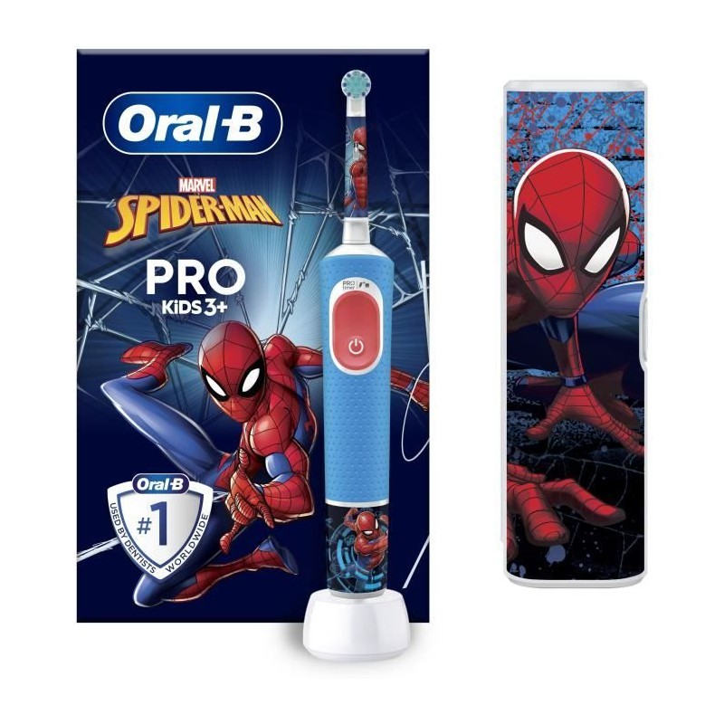 Brosse a dents électrique - ORAL-B - Kids 1 manche Marvel Spider-Man Brosse a dents électrique - ORAL-B - Kids 1 manche Marvel Spider-Man