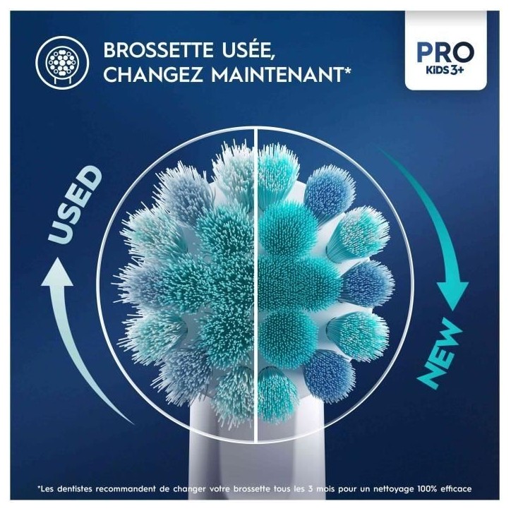 Brosse a dents électrique - ORAL-B - Kids 1 manche Marvel Spider-Man - 1 brossette - 1 étui de voyage - 3 ans et + Brosse a dents électrique - ORAL-B - Kids 1 manche Marvel Spider-Man - 1 brossette - 1 étui de voyage - 3 ans et +