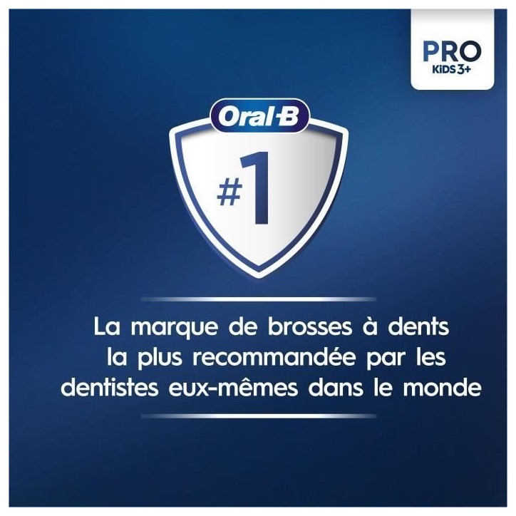 Brosse a dents électrique - ORAL-B - Kids 1 manche Marvel Spider-Man - 1 brossette - 1 étui de voyage - 3 ans et + Brosse a dents électrique - ORAL-B - Kids 1 manche Marvel Spider-Man - 1 brossette - 1 étui de voyage - 3 ans et +