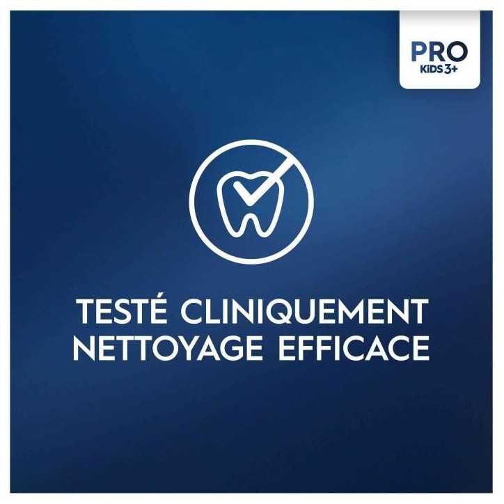 Brosse a dents électrique - ORAL-B - Kids 1 manche Marvel Spider-Man - 1 brossette - 1 étui de voyage - 3 ans et + Brosse a dents électrique - ORAL-B - Kids 1 manche Marvel Spider-Man - 1 brossette - 1 étui de voyage - 3 ans et +