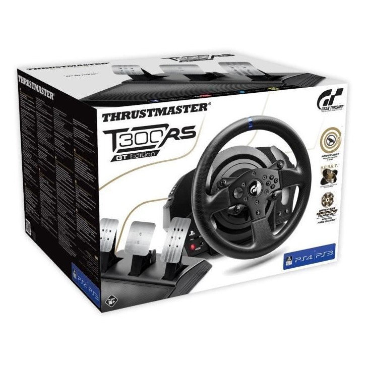THRUSTMASTER Volant pour jeux vidéo T300RS GT Edition - Pour PC / PS3/ PS4 / PS5 Fonctionne avec les jeux PS5* THRUSTMASTER Volant pour jeux vidéo T300RS GT Edition - Pour PC / PS3/ PS4 / PS5 Fonctionne avec les jeux PS5*