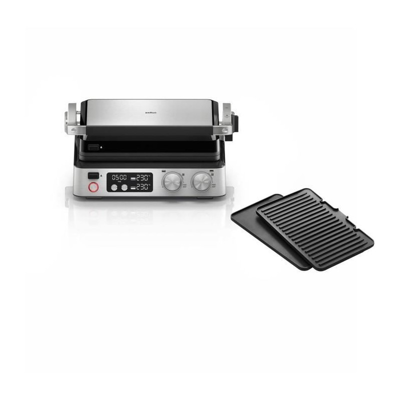 Grill multifonctions - BRAUN - Multi Grill 7 - 2000 W - 3 positions de Grill multifonctions - BRAUN - Multi Grill 7 - 2000 W - 3 positions de