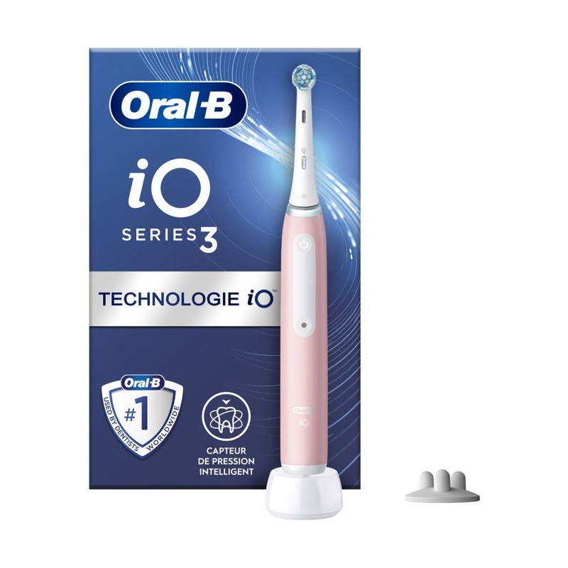 Brosse a Dents Electrique Rose Séries 3s iO avec Chargeur ORAL-B