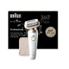 Épilateur - BRAUN - Silk-épil 9-011 3D - Sans fil - 2 modes - Blanc