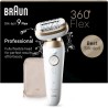 Épilateur - BRAUN - Silk-épil 9-011 3D - Sans fil - 2 modes - Blanc