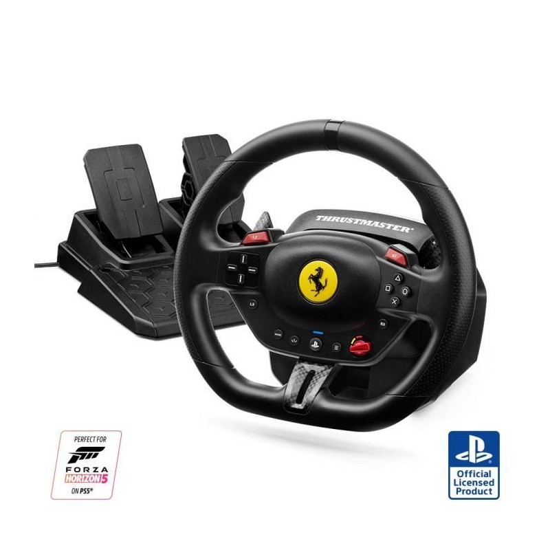 Volant + pédalier - Thrustmaster - T98-P Ferrari 296 GTB - Sans syste Volant + pédalier - Thrustmaster - T98-P Ferrari 296 GTB - Sans syste
