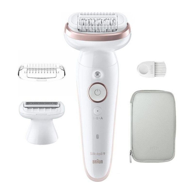 Épilateur électrique - BRAUN - Silk-épil 9 - Épilation facile - Pe