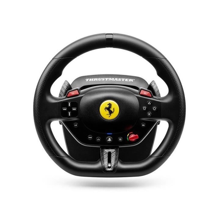 Volant + pédalier - Thrustmaster - T98-P Ferrari 296 GTB - Sans systeme audio - USB filaire - Noir Volant + pédalier - Thrustmaster - T98-P Ferrari 296 GTB - Sans systeme audio - USB filaire - Noir