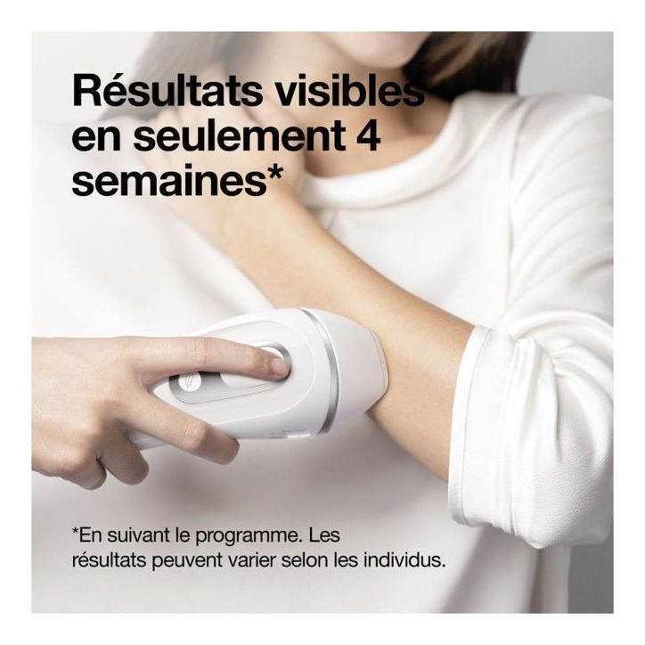 Épilateur a lumiere pulsée - BRAUN - IPL PL3020 - 300 000 flashs - Blanc