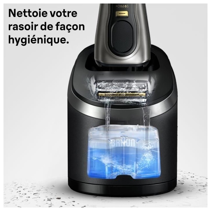 Cartouche de nettoyage - BRAUN - CCR4 Recharges clean & renew - Pour station SmartCare - Pack de 4