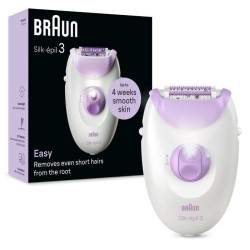 Épilateur électrique filaire - BRAUN - SILK EPIL 3-000 - 2 vitesses