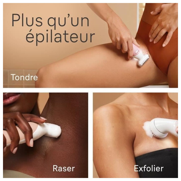 Épilateur électrique - BRAUN - SILK EPIL 9 Flex - 2 vitesses - Sans fil - 50 min Épilateur électrique - BRAUN - SILK EPIL 9 Flex - 2 vitesses - Sans fil - 50 min