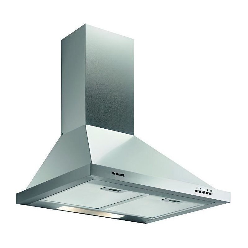Hotte décorative murale BRANDT AD1006X L 60 cm - Acier inoxydable Hotte décorative murale BRANDT AD1006X L 60 cm - Acier inoxydable
