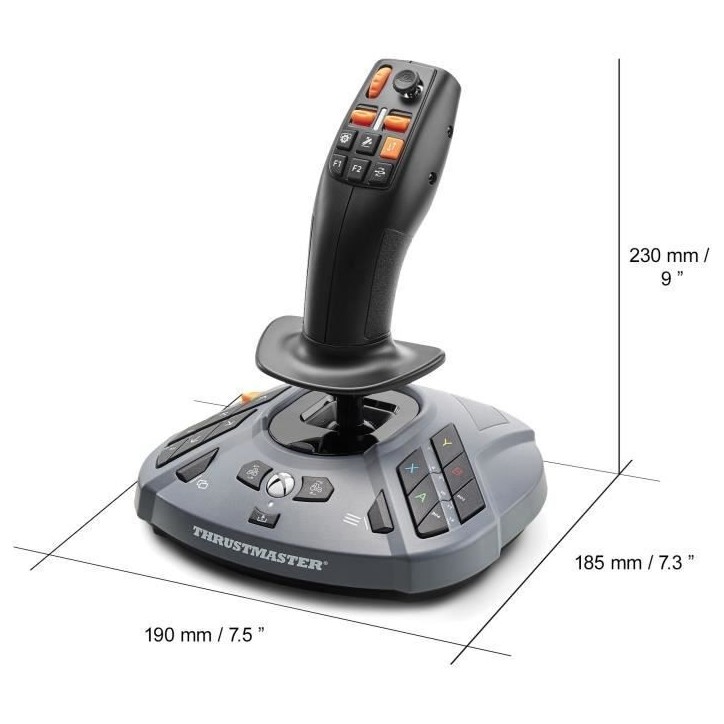 Joystick SimTask FarmStick XBOX - THRUSMASTER - Gris et noir Joystick SimTask FarmStick XBOX - THRUSMASTER - Gris et noir