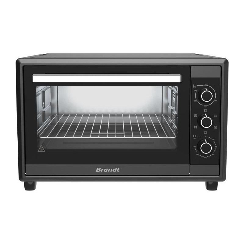 BRANDT Four multifonction 55L 2200 Watts tournebroche FC55MUBSL noir BRANDT Four multifonction 55L 2200 Watts tournebroche FC55MUBSL noir
