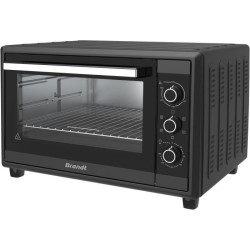 BRANDT Four multifonction 55L 2200 Watts tournebroche FC55MUBSL noir