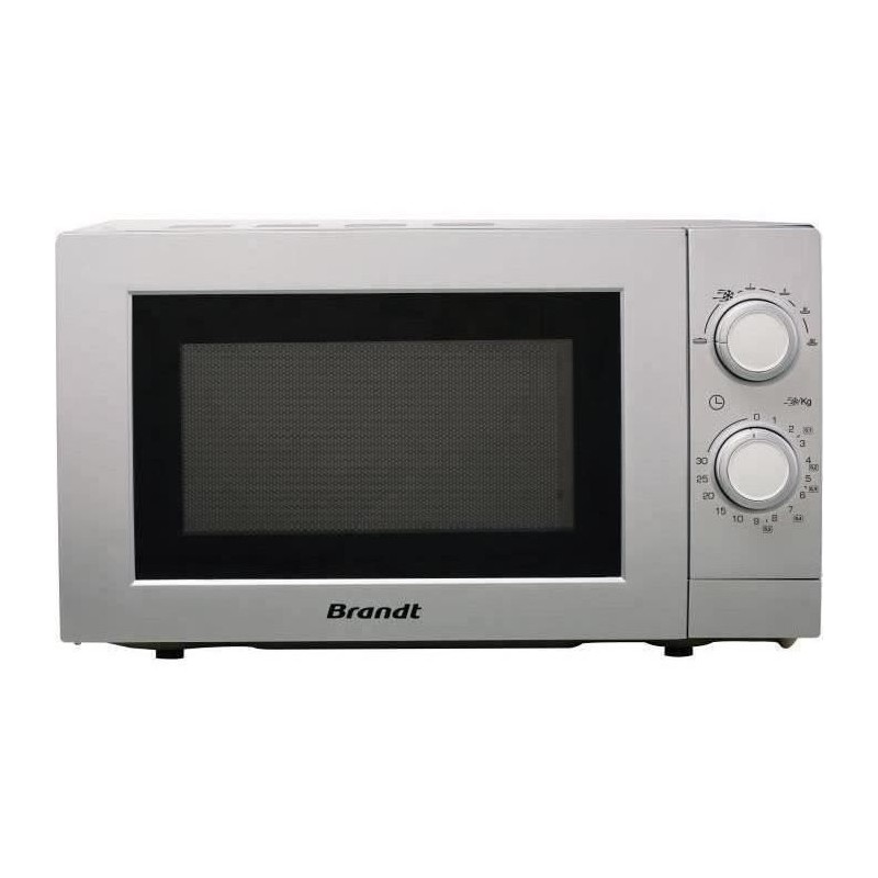 Micro-ondes - BRANDT SM2016S - 700W - 20L - Silver Micro-ondes - BRANDT SM2016S - 700W - 20L - Silver