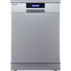 Lave-vaisselle pose libre BRANDT LVC144IX - 14 couverts - Induction -