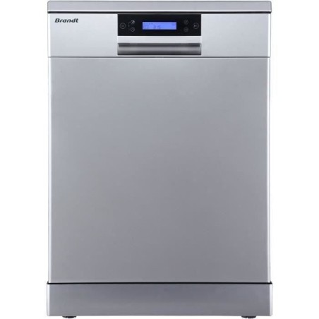 Lave-vaisselle pose libre BRANDT LVC144IX - 14 couverts - Induction -