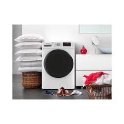 Lave-linge hublot BRANDT WFB218QW - 18 kg - Induction - L70cm - 1000 t