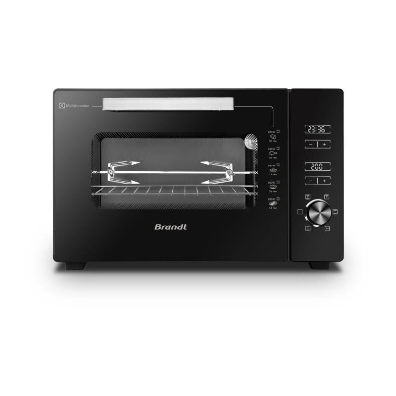 BRANDT - FC406MHB - Mini four 40L - Dimensions plat : 29*38 cm - Régl BRANDT - FC406MHB - Mini four 40L - Dimensions plat : 29*38 cm - Régl