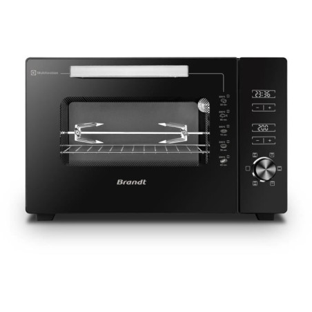BRANDT - FC406MHB - Mini four 40L - Dimensions plat : 29*38 cm - Régl