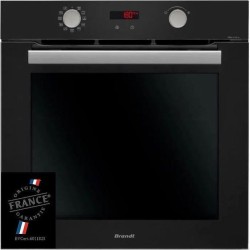 Four encastrable pyrolyse BRANDT BXP5559B - Noir - Multifonction - Por