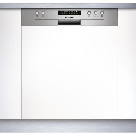 Lave-vaisselle semi-encastrable BRANDT LVE334X - 13 couverts - 44 dB