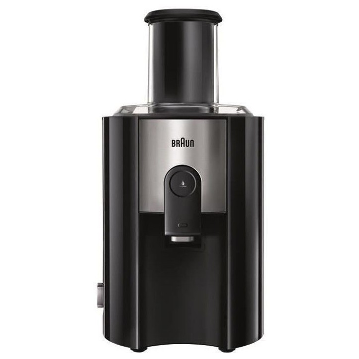 Centrifugeuse - BRAUN - J500 - 900 W - Large cheminée 75 mm - Systeme anti-gouttes