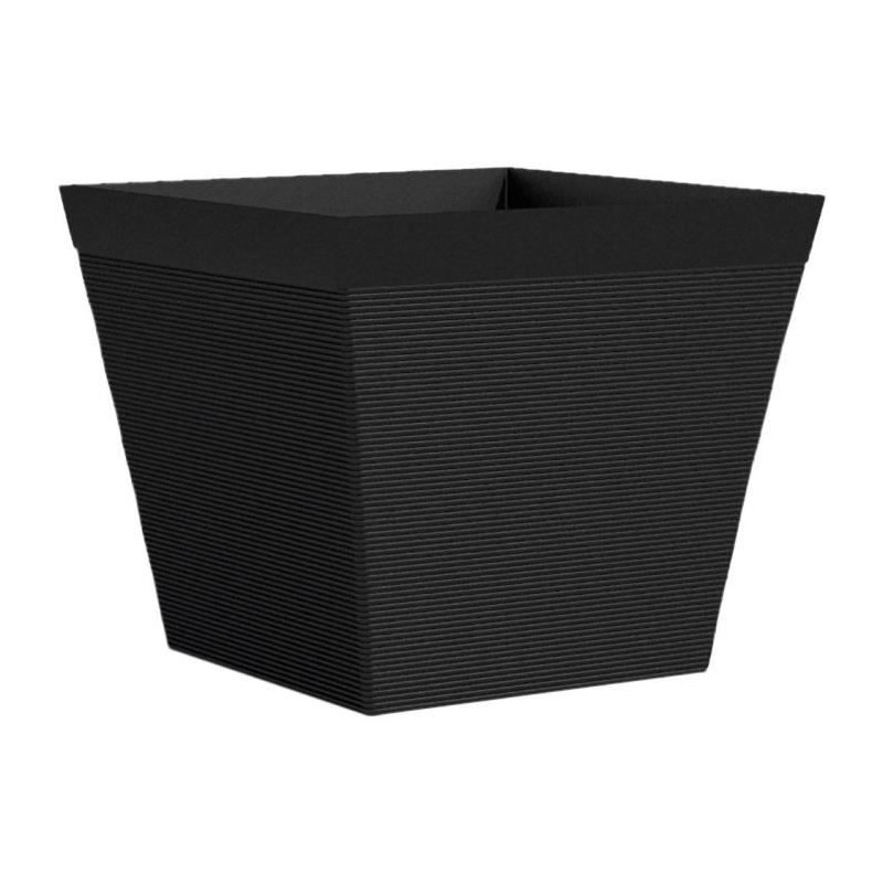 Pot carré - GARDEN ID - Green Care Impact Noir-Anth - 29 x 26 cm - Ga Pot carré - GARDEN ID - Green Care Impact Noir-Anth - 29 x 26 cm - Ga
