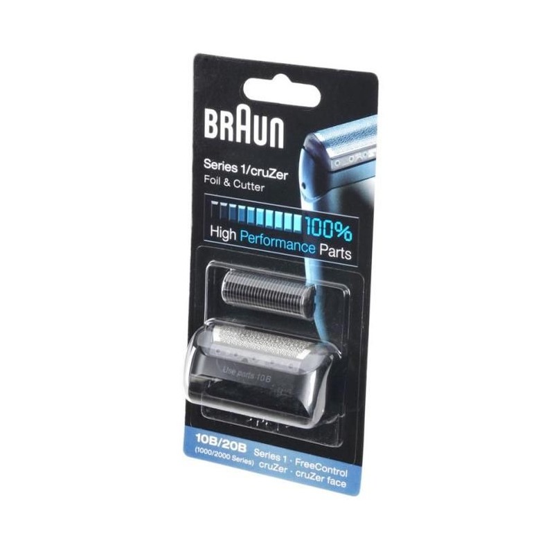 Cassette de rechange Braun 10B Series 1 pour rasoir - Recharge Grille Cassette de rechange Braun 10B Series 1 pour rasoir - Recharge Grille