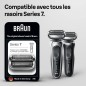 Tete de rasoir - BRAUN - Cassette Keypart Series 7 73S KP - Argent
