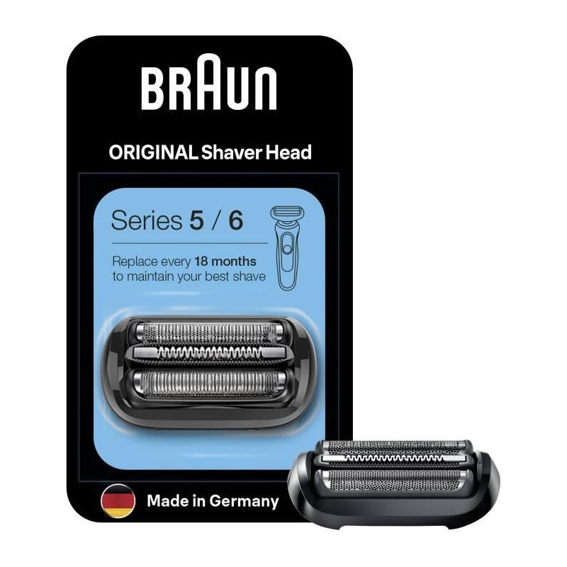 Tete de rasoir - BRAUN - Cassette Keypart Series 5 53B KP - Noir Tete de rasoir - BRAUN - Cassette Keypart Series 5 53B KP - Noir
