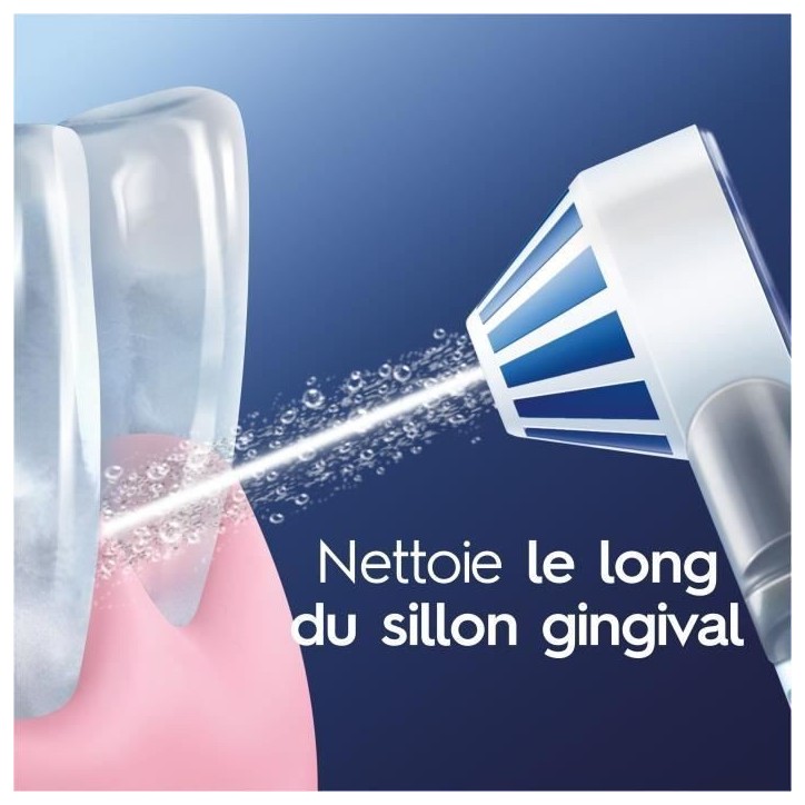 Brosse a dents électrique Oral B Jet Dentaire Oral B Aquacare 4 BLANC