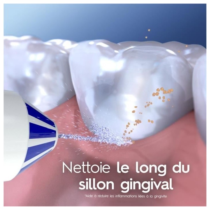 Brosse a dents électrique Oral B Jet Dentaire Oral B Aquacare 4 BLANC