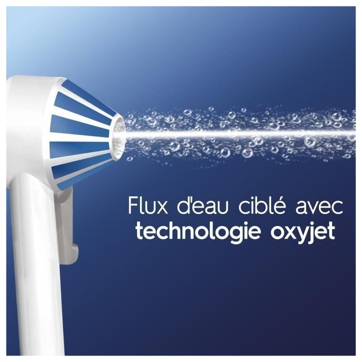 Brosse a dents électrique Oral B Jet Dentaire Oral B Aquacare 4 BLANC
