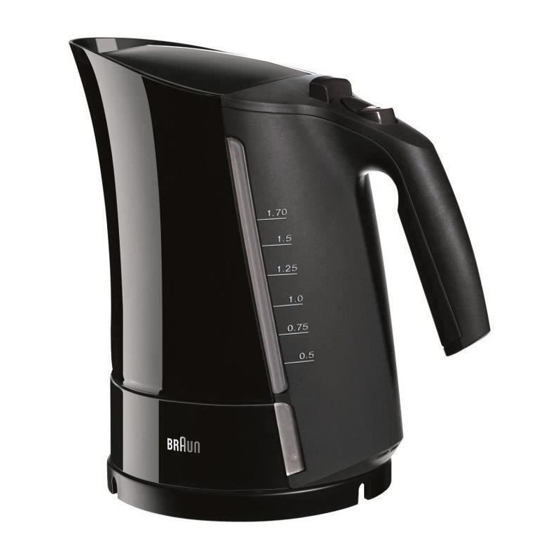 Bouilloire BRAUN WK300 - 1,7L - Noir - Chauffe ultra-rapide 45s - Filt Bouilloire BRAUN WK300 - 1,7L - Noir - Chauffe ultra-rapide 45s - Filt