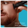 Tondeuse hybride BRAUN Series X XT3100 pour visage avec lame flexible