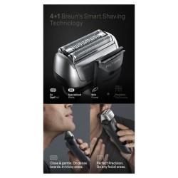 Rasoir - BRAUN - SERIES 8 8513s - 4 éléments rasage - Wet&Dry - 60 m