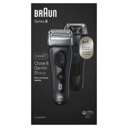Rasoir - BRAUN - SERIES 8 8513s - 4 éléments rasage - Wet&Dry - 60 m