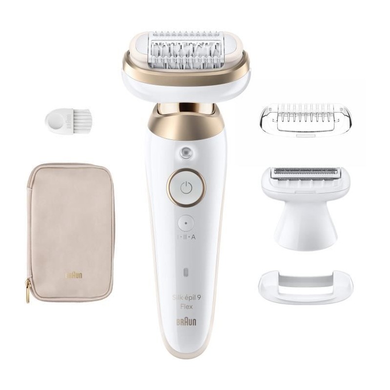Épilateur électrique - BRAUN - Silk-épil 9 Flex - Épilation Facile Épilateur électrique - BRAUN - Silk-épil 9 Flex - Épilation Facile