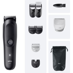 Tondeuse cheveux et barbe - Série 5- BRAUN - AIO5540 - 120 min - 14 r