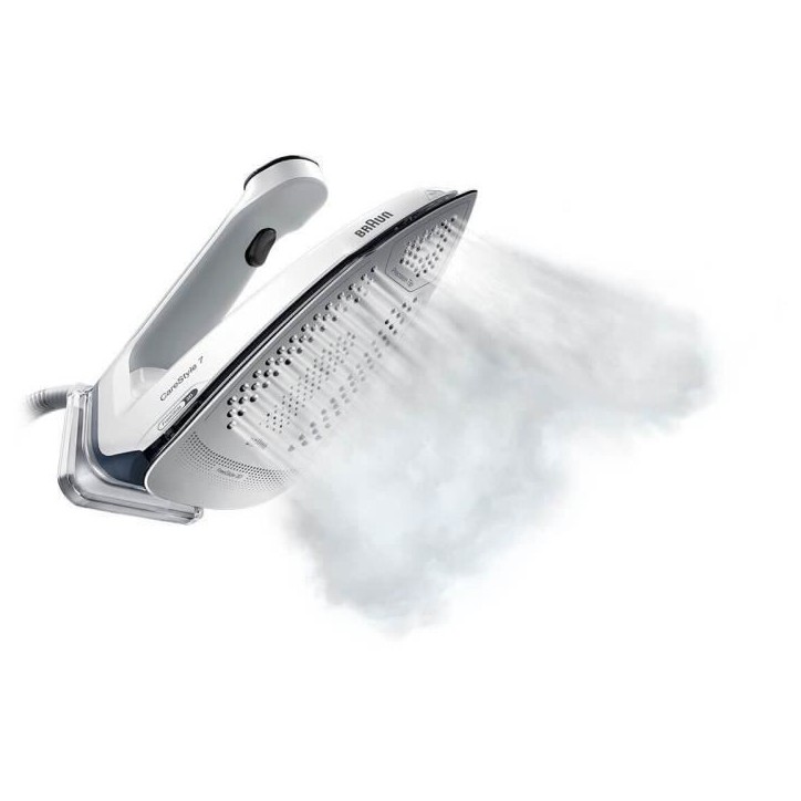 Centrale vapeur BRAUN IS7262GY CareStyle 7 Pro - Puissance 2700 W - Vapeur constante 150 g/min - Thermostat automatique