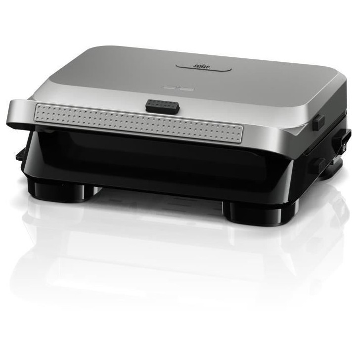 Grill - BRAUN - Sandwich Maker 5 SM5005 - 800 W - Inox / Noir