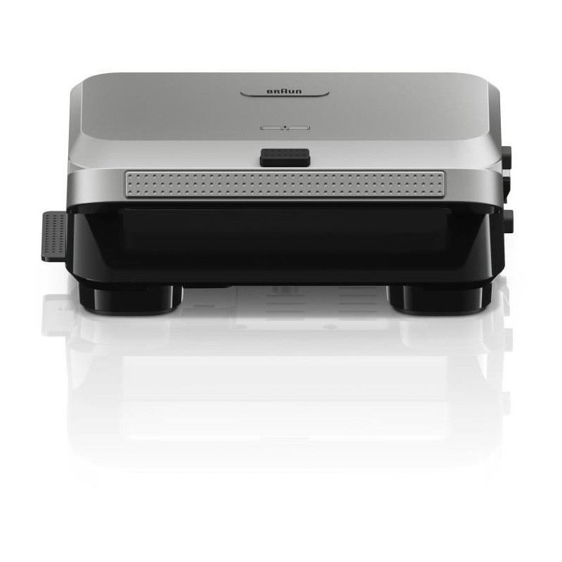 Grill - BRAUN - Sandwich Maker 5 SM5006 - 800 W - Inox / Noir Grill - BRAUN - Sandwich Maker 5 SM5006 - 800 W - Inox / Noir