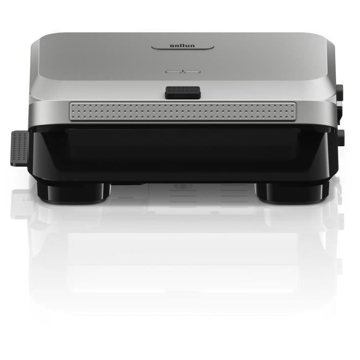 Grill - BRAUN - Sandwich Maker 5 SM5006 - 800 W - Inox / Noir