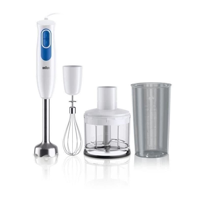 Pied mixeur BRAUN MQ20.236M - Moteur 600 W - 2 vitesses - Systeme Easy Pied mixeur BRAUN MQ20.236M - Moteur 600 W - 2 vitesses - Systeme Easy