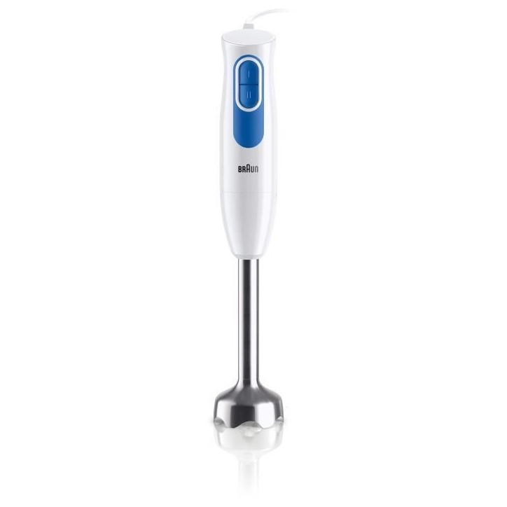 Pied mixeur BRAUN MQ20.236M - Moteur 600 W - 2 vitesses - Systeme EasyTwist