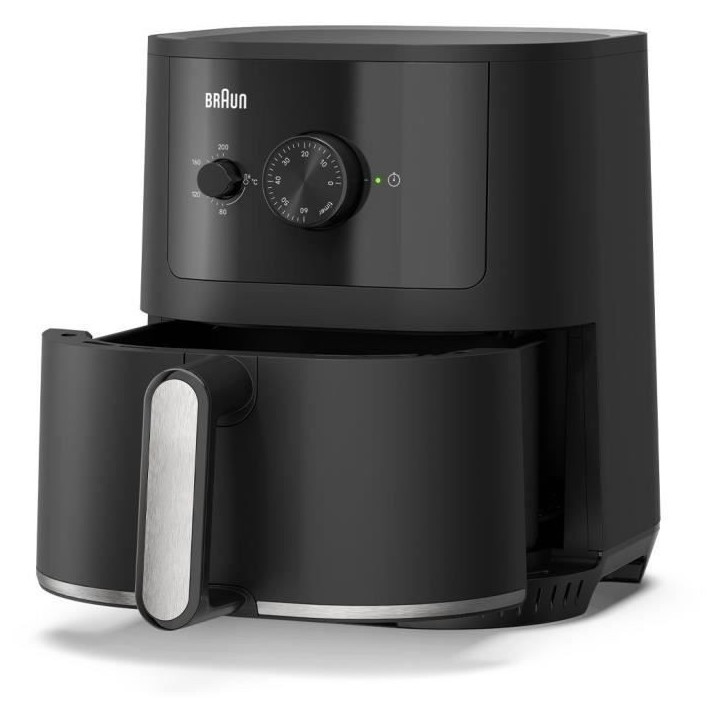Air Fryer - BRAUN - MultiFry 3 - 1500 W - 4,3 L - Noir