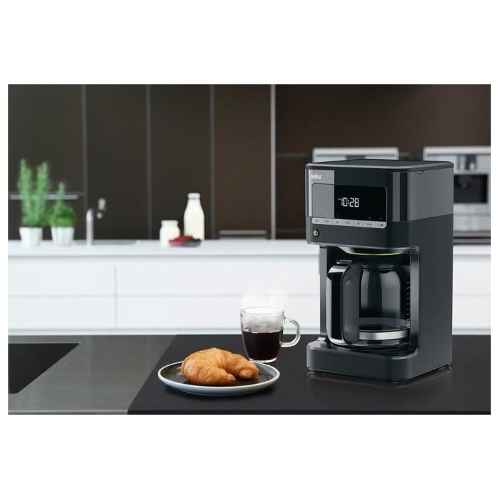 Cafetiere - BRAUN - KF7020 - 12 tasses - Programmable - ARRET AUTOMATIQUE